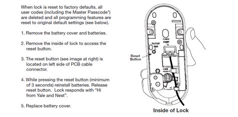 Yale Assure Door Lock Change Code