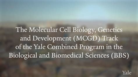 yale biological and biomedical sciences