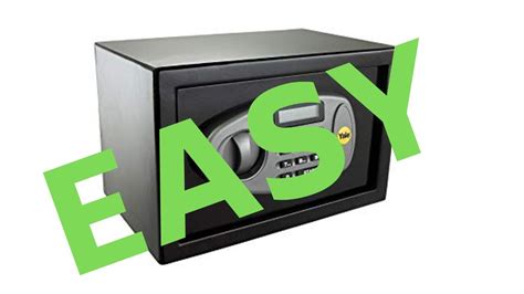 Yale Electronic Safe Lost Key