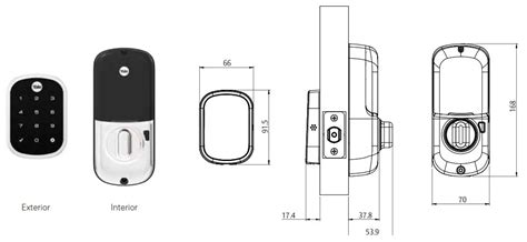 Yale Smart Lock Dimensions