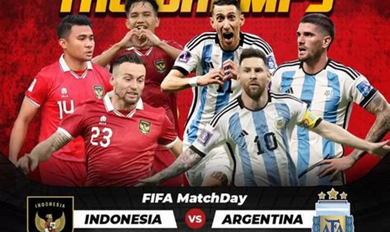 yalla shoot indonesia vs argentina hari ini