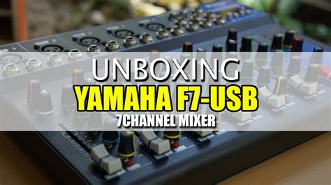 Yamaha F7-Usb Mixer Setup