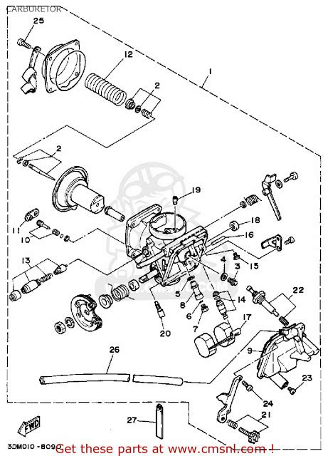 yamaha virago motorcycle parts diagram