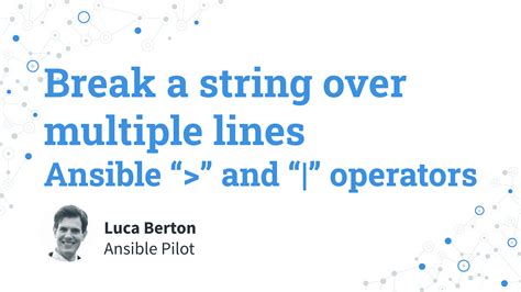 Yaml Split String On Multiple Lines
