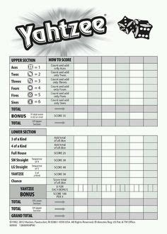 Yams Dice Game Rules
