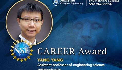 2022 NSF CAREER Award: Yang Yang | Penn State Engineering
