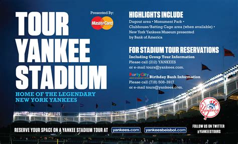 yankee stadium tour tickets