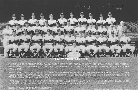 yankees roster 1971