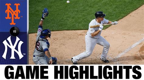 yankees score today highlights video vs mets