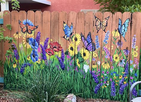 Yard Art For Fence