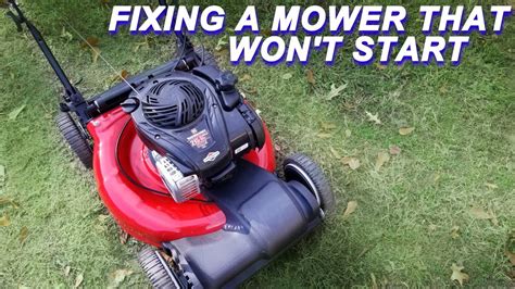 Lawn Mower Turns Over But Won't Start YouTube