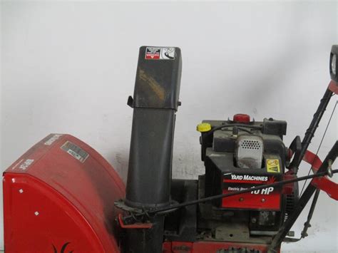 Yard Machine Snow Blower Loses Power