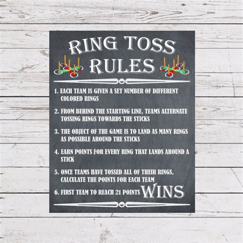 Yard Toss Rules