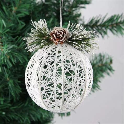 Yarn Christmas Balls