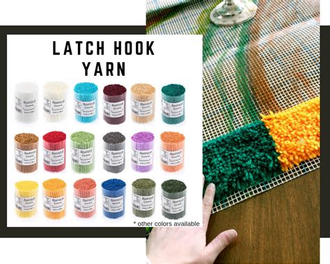 Yarn Colors For Latch Hook