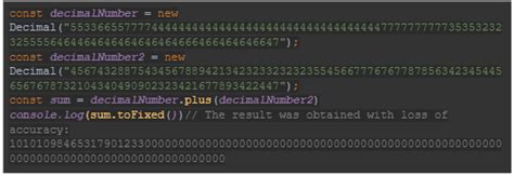 Yarn Decimal.js