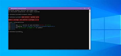 Yarn Install Command Windows