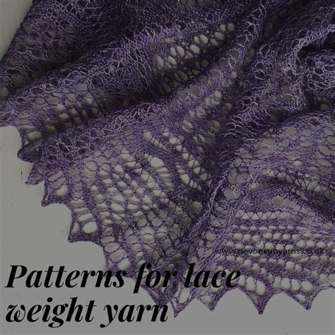 Yarn Lace Weight Pattern
