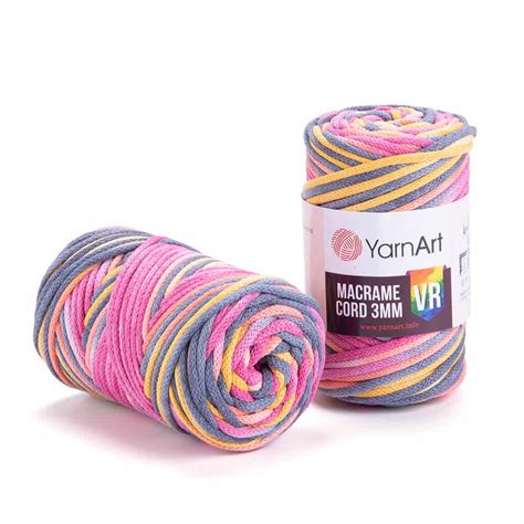 Sznurek 3mm Yarn Art, Macrame Cotton, 768 ciemny beżowy