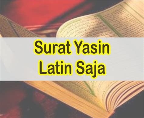 Panduan Lengkap Membaca Yasin Beserta Latin