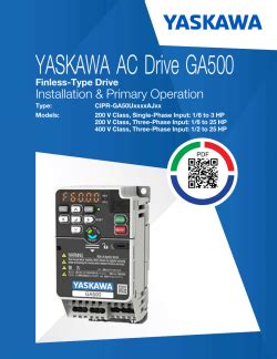 Yaskawa GA500 Technical Manual