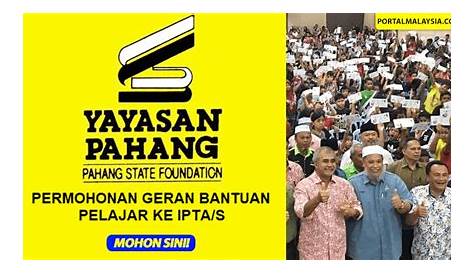 Khas untuk anak Pahang: Permohonan Geran Bantuan Pelajar Ke IPT
