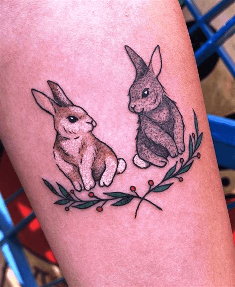 Awasome Year Of The Rabbit Tattoo Design Ideas