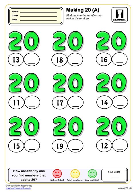 Year 1 Worksheet Math