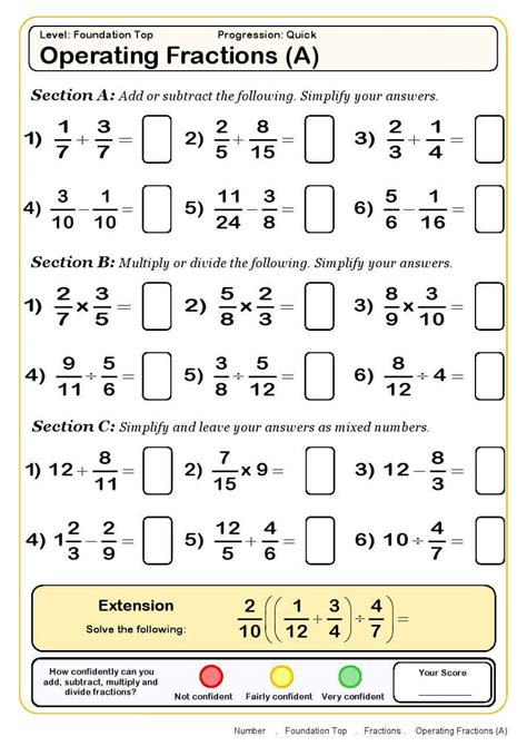 Year 4 Maths Homework Worksheets