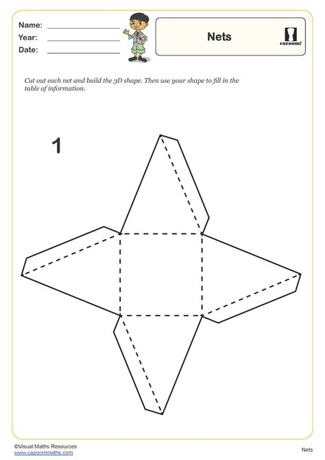 Year 6 Maths Worksheets Nets
