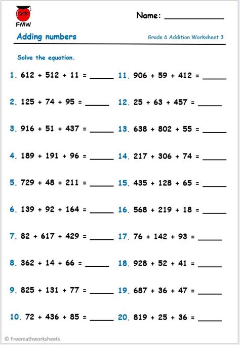 Year 6 Maths Worksheets Tes