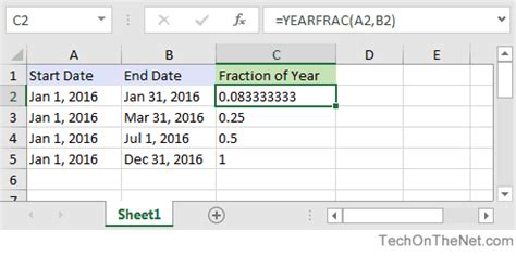 5 Ways Excel Year Fraction
