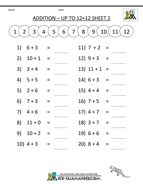 Year Two Maths Worksheets