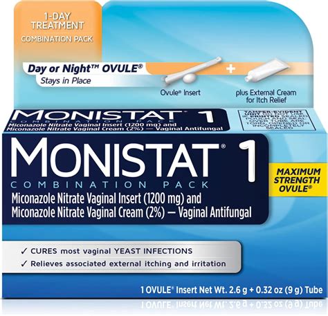 Yeast Infection Medication Insert
