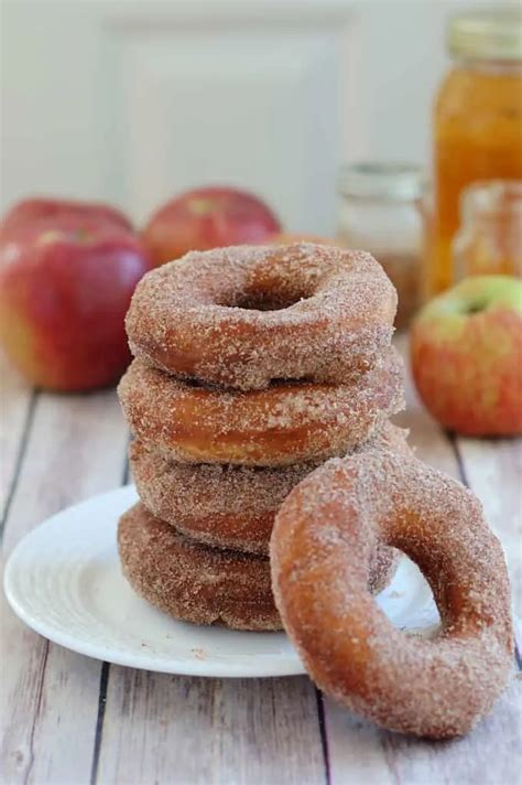 yeasted apple cider donuts