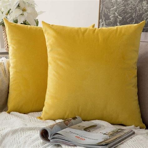 Favorite Yellow Accent Pillows On Sale For Small Space