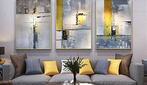 Yellow and Gray Living Room - Contemporary - living room - Eric