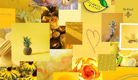 🔥 Free download yellow aesthetic stickers wallpaper background