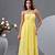 yellow bridesmaid gown