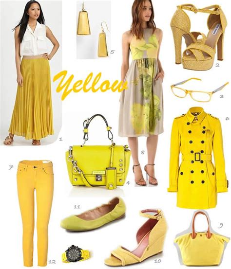 How to wear yellow different ways and color combinations Fashion