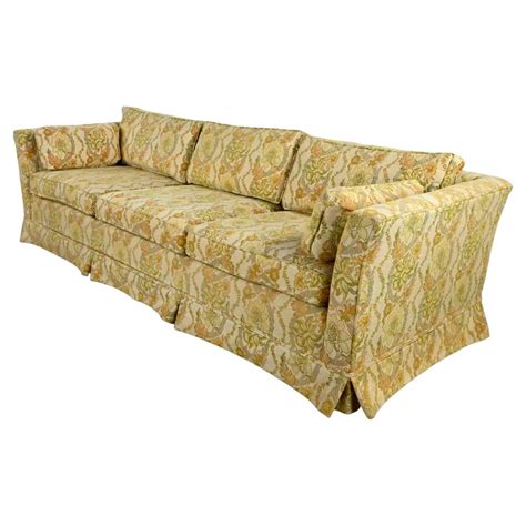 New Yellow Floral Sofa For Sale For Living Room