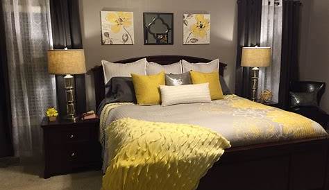 Yellow Gray Bedroom Decorating Ideas