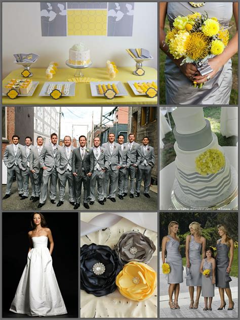 Yellow White And Grey Wedding Decor 27 Unconventional But Totally
