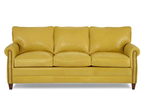Famous Yellow Leather Sofa Set For Small Space