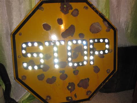 Yellow Marble Stop Sign MPLS) Collectors Weekly