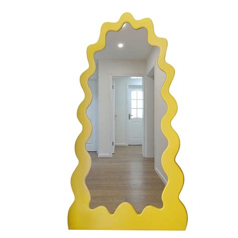 Yellow Accent Mirror