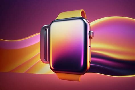 Yellow Apple Watch Background