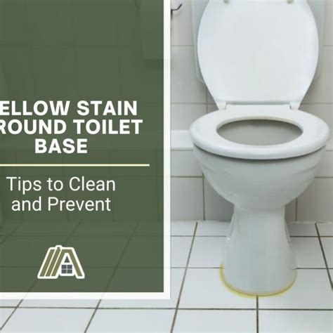 Yellow Around Toilet Base