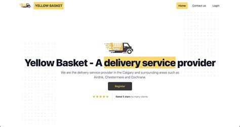 Yellow Basket Website