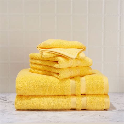 Yellow Bath Towel Sets